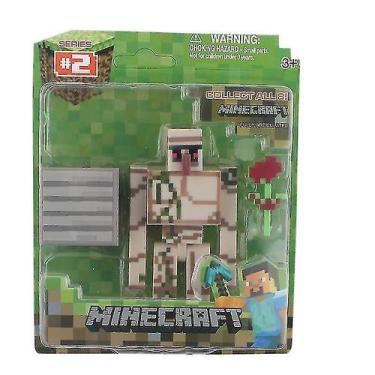 Imagem de Brinquedo Minecraft Doll Iron Golem Plastic com controle de força - Gl