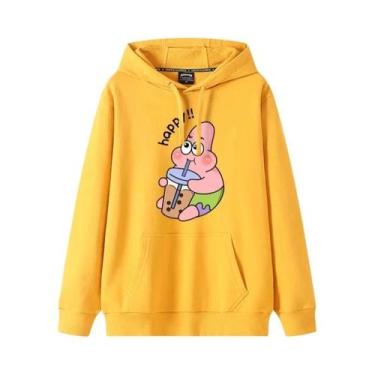 Imagem de Moletom Feminino De Outono Inverno Com Estampa De Anime SpongeBob, Est