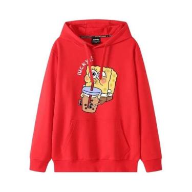 Imagem de Moletom Feminino De Outono Inverno Com Estampa De Anime SpongeBob, Est