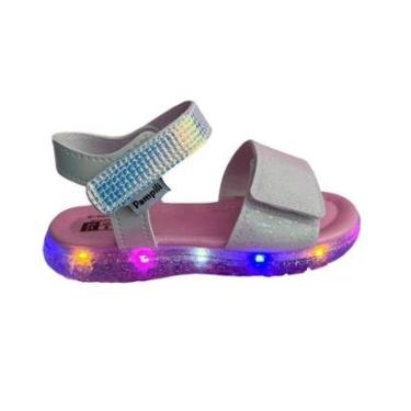 Imagem de Sandália Pampili Infantil LED Prática Confortável e Moderna-Feminino