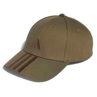 Imagem de Boné Aba Curva Adidas 3 Listras Strapback-Unissex
