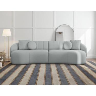 Imagem de Sofá Curvo 4 Lugares 280cm Lua Yescasa