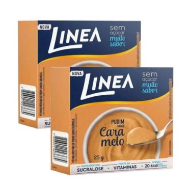 Imagem de Kit 2 Pó para Pudim De Caramelo Linea 25g