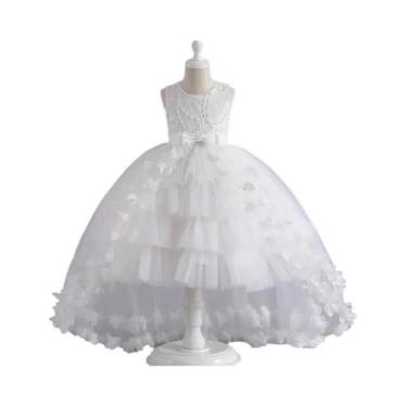 Imagem de Vestido Formal Sem Mangas Para Meninas De 3 a 12 Anos, Vestido De Prin