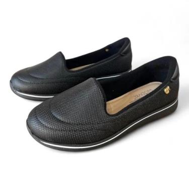 Imagem de Tênis Modare Original Slip On Casual Microperfuros Conforto, 34, Preto