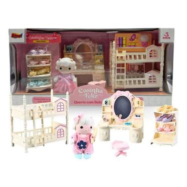 Imagem de Quarto com Beliche Casinha Feliz Zoop Toys Brinquedo Infantil