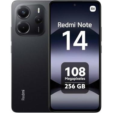 Imagem de Smartphone Xiaomi Redmi Note 14 8GB RAM 256 Gb Midnight Black Preto, 2