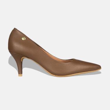 Imagem de Sapato Scarpin Vizzano Bico Fino Salto Médio Pelica 1185.702.7286, 36,