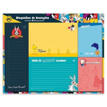 Imagem de Bloco de anotações looney tunes - 100 folhas - DAC
