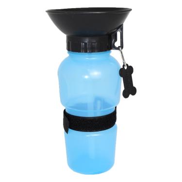 Imagem de Garrafa Squeeze 600ml p/ Cachorros Gatos Passeios Caminhadas