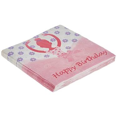 Imagem de 16 guardanapos de papel para almoço, tutu muito divertido aniversário