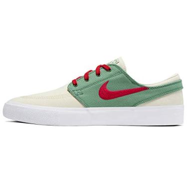 Imagem de Tênis de skate masculino Nike SB Zoom Janoski Canvas RM, Pale Ivory/Atom Red Evergreen, 8