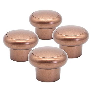 Imagem de 4 X Puxadores Para Moveis Cristaleira Gaveta 1 Furo Redondo