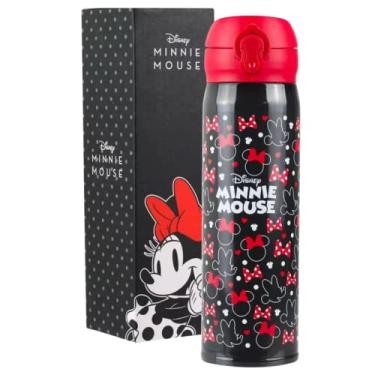 Imagem de Garrafa Térmica Inox 400ml Squeeze Inquebrável Café Água Disney Minnie