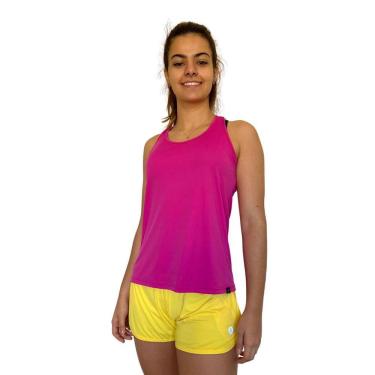 Imagem de Regata Feminina Fitness Pink Classic