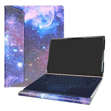 Imagem de Capa protetora Alapmk para laptop ASUS ZenBook 14 série UX433FN de 14 polegadas, Galaxy