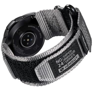Imagem de Pulseira de relógio de liberação rápida de 20 mm para Samsung Galaxy Watch 7/6/5/5 Pro/4/3/Gear S3/S2/Active 2, pulseira de nylon para Amazfit GTS 4/4 Mini/3/2 /2e/2 mini, Bip 3 Pro/3/U Pro/Bip/Lite/S