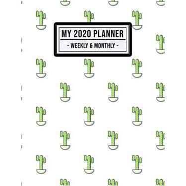 Imagem de My 2020 Planner semanal e mensal: design de cacto - 2020 diário, semanal um planejador mensal | janeiro a dezembro | 110 páginas (8,5 x 11)