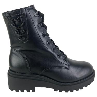 Imagem de Bota Coturno Feminino Via Marte Cano Médio Militar com Brilhos Tratorada-Feminino