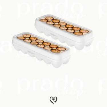 Imagem de Bandeja Porta Ovos Com Tampa Dúzia Plasutil