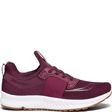 Imagem de Tênis de corrida feminino Saucony Stretch & Go Breeze, Burgundy, 12