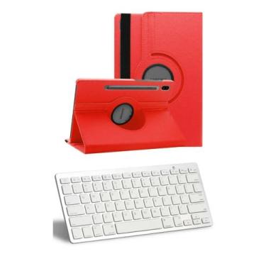 Imagem de Capa Com Teclado Bluetooth Para Tablet Samsung Tab S8 X706 - Fam