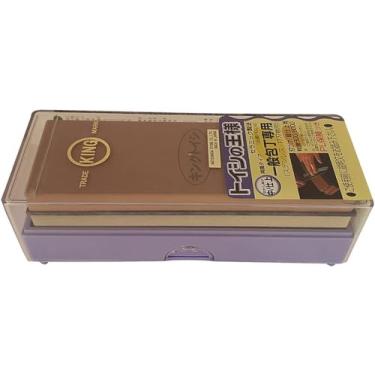 Imagem de Pedra de trigo japonesa KING, combinação PB-04 #800/#6000 para aço carbono