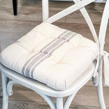 Imagem de Acessórios de fazenda Piper Classics Market Place, Cinza, Chair Pad