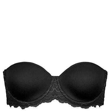 Imagem de Simone Perele Sutiã feminino sem alças 3D, Preto, 32C