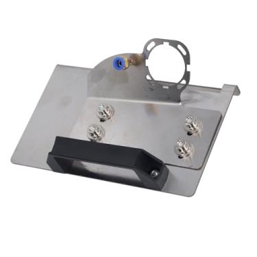 Imagem de Suporte Fixo do Suporte do Moedor de ângulo, Suporte de Segurança de Aço Inoxidável do Suporte de Corte do Chanfro da Telha para Moedores de ângulo de 100 Tipos