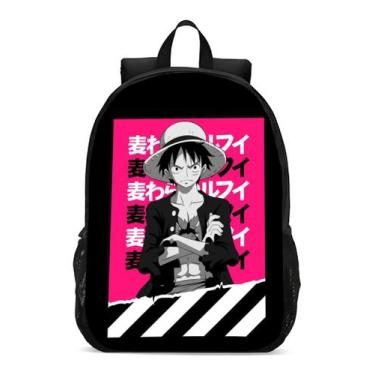 Imagem de Mochila Escolar Infanto Juvenil Anime Mangá Monkey DLuffy  Novidade Ge