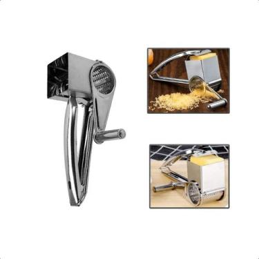 Imagem de Ralador Manual Queijo Presunto Legumes Alho Manivela Inox  - UnyHome