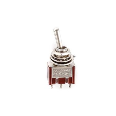 Imagem de Chave Seletora Mini 2 Posições Niquelada Spirit M105-NI - Spirit guita