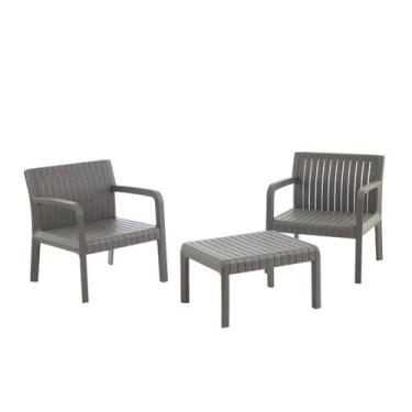 Imagem de Conjunto Para Área Externa Maldivas com 2 Poltronas, 1 Mesa - Inova Of