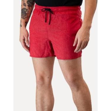 Imagem de Short Reserva Masculino D'Água Beachwear Texture Vermelho Mescla-Masculino