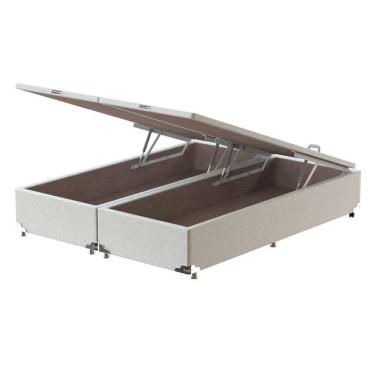 Imagem de Box Baú Casal Bipartido Probel Luxo Tela