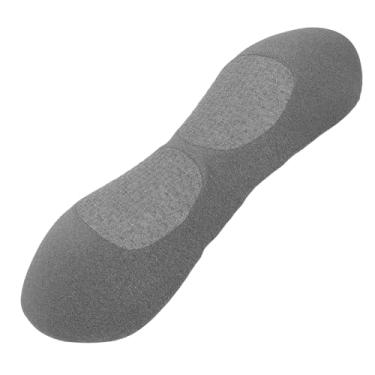 Imagem de Almofada de Apoio Lombar para Costas, Travesseiro de Apoio Lombar, Espuma de Memória Macia, Travesseiro para Cama, Cadeira, Carro, Escritório, Viagem (Cinza)