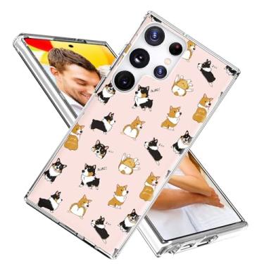 Imagem de ARTIOSIT Capa para Galaxy S24 Ultra, capa para Samsung S24 Ultra para meninas, mulheres, homens, à prova de choque, fina, macia, TPU, transparente, capa protetora para celular para Galaxy S24 Ultra,