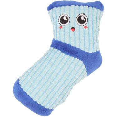 Imagem de Labriciyon 1 peça azul – brinquedos engraçados para mastigar cães pequenos e médios, brinquedo de pelúcia para cães que rangem, bom para saúde bucal