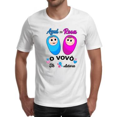 Imagem de Camiseta Unissex Cha Revelacao o Vovo te adora - Alearts, EG