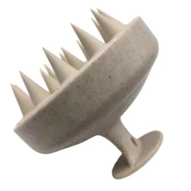 Imagem de Escova de silicone para xampu, pente para massagem no couro cabeludo, limpa o couro cabeludo completamente, escova de massagem corporal, escova de banho, ferramenta de cabeleireiro de salão (02)