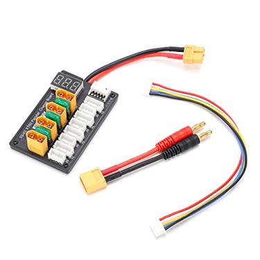 Imagem de Placa de carregamento paralela 3S/4S XT60 com proteção de 30A e tela de exibição para baterias IMAX B6/B6AC IDST LiPo