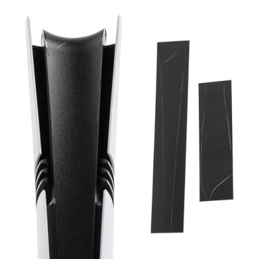 Imagem de Capa média para PS5 Pro Disc/edição digital, adesivo central de console fino, decoração da pele do console (preto fosco) (PS5 Pro)