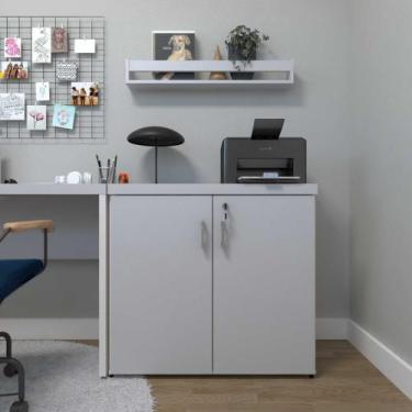Imagem de Armário Baixo com 2 Portas para Escritório / Home Office - KitCubos, B