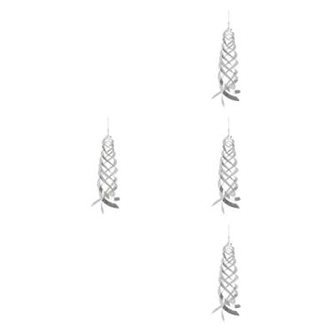 Imagem de IEUDNS 4x Giratório de Vento Giratório Brilhante Presente Criativo Portátil Enfeite Pendurado Repelente de Pássaros para Jardim ao Ar Livre Casa