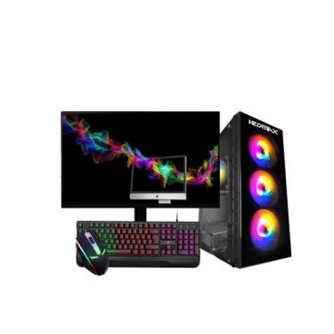 Imagem de Computador intel 8gb ram hd 500gb c/ monitor teclado e mouse - Ouzze