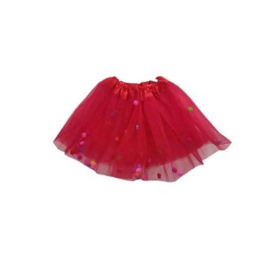 Imagem de Saia tule infantil Tutu - Original Cap, Vermelho