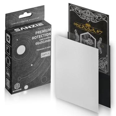 Imagem de SANZIE Card Sleeves 68 PCS Matte Card Sleeve Deck Card Protector Sleeves Trading Card Sleeve Fit for MTG, TCG, PTCG and Magic Game Cards (Light Grey)