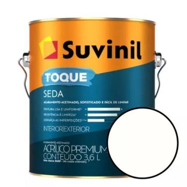 Imagem de Tinta Para Parede 3,6l Toque Seda Acetinado Suvinil - Branco Neve - SU