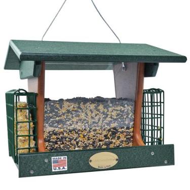 Imagem de Alimentador de pássaros DutchCrafters Poly Hopper com suporte de sebo 